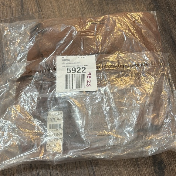 NWT! Anthropologie The Colette Beachy Linen Full-Length Wide-Leg Pants by Maeve🟡 - Picture 7 of 7